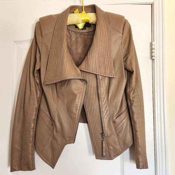 Only sheepskin leather jacket, Size S, lightly worn - Picture 2 of 14